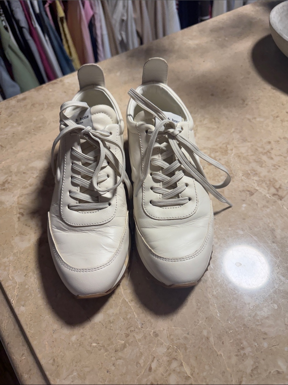 Rag & Bone Retro Leather Sneaker - Picture 2 of 4